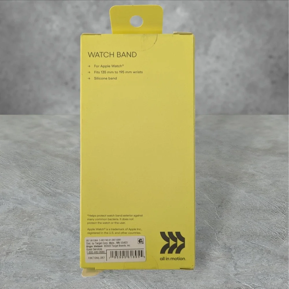 F5. All in Motion Watch Band for Apple Watch 38/40/41mm - Wrists‎ 135-195mm Gray